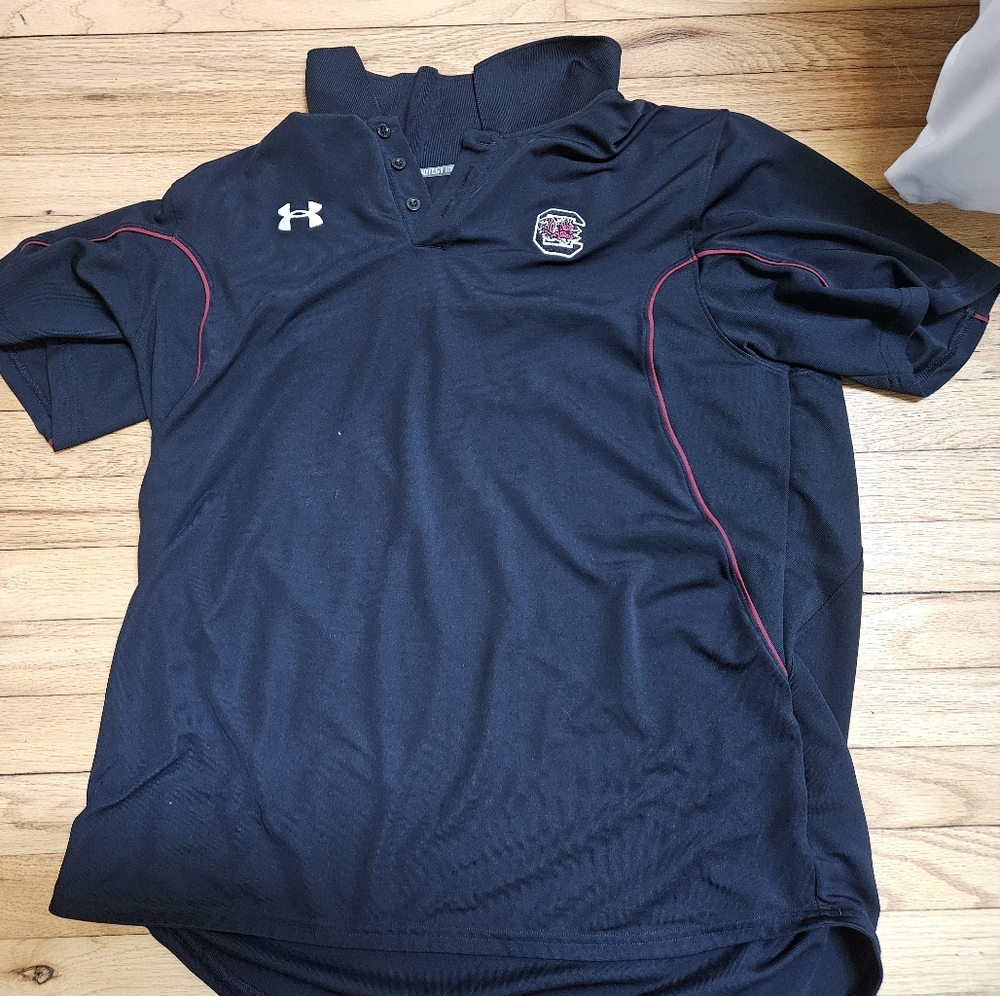 Under Armour Black Polo Shirt